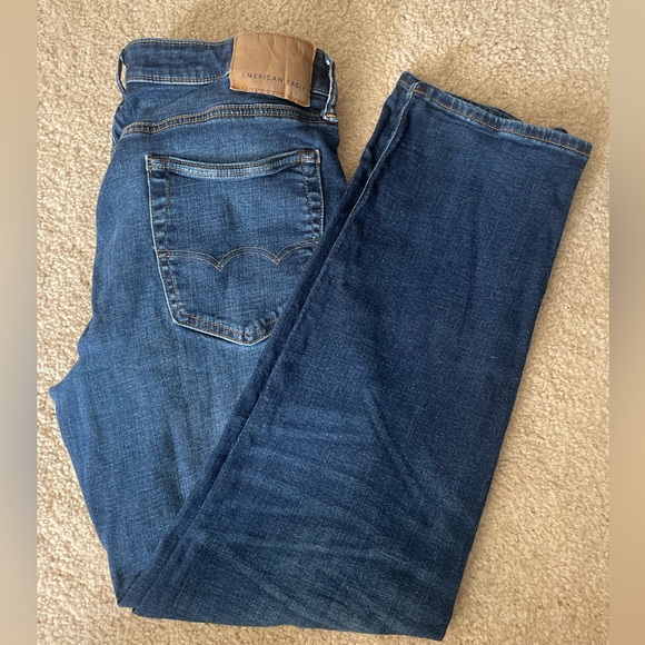 Mens American Eagle Original Straight, AirFlex Jeans - 32 x 30 - Picture 4 of 6